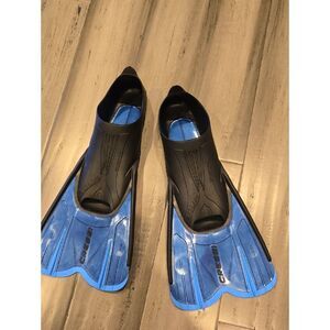 Cressi Men’s Black & Blue Short Blade Swim Fins